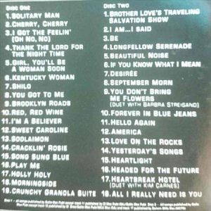Neil Diamond:The Greatest Hits : 1966 - 1992 : 2 Cd Set : CD