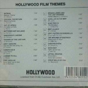 Hollywood Film Themes : Various Artists : CD