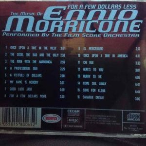 For a Few Dollars Less : Songs of Ennio Morricone : CD