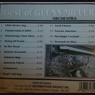 Glenn Miller : Best of : CD