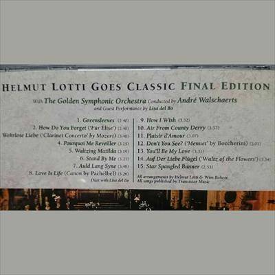 Helmut Lotti Goes Classic : Final Edition : CD