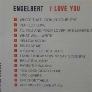 Engelbert : I Love You : CD