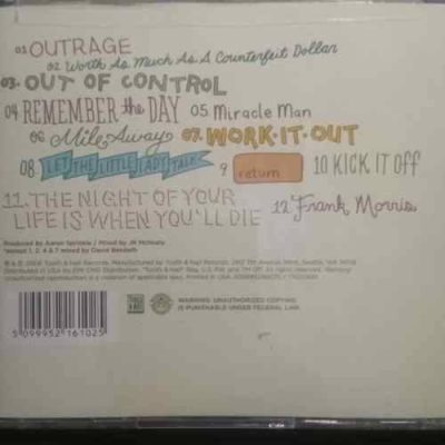 Capital Lights : This is an Outrage : CD