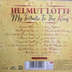 Helmut Lotti : My tribute to the king : CD