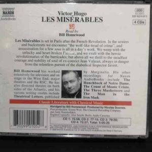 Victor Hugo : Les Miserables : Read by Bill Homewood : 4 CD Set : CD
