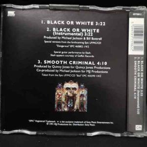 Michael Jackson : Black or White : CD Single : CD