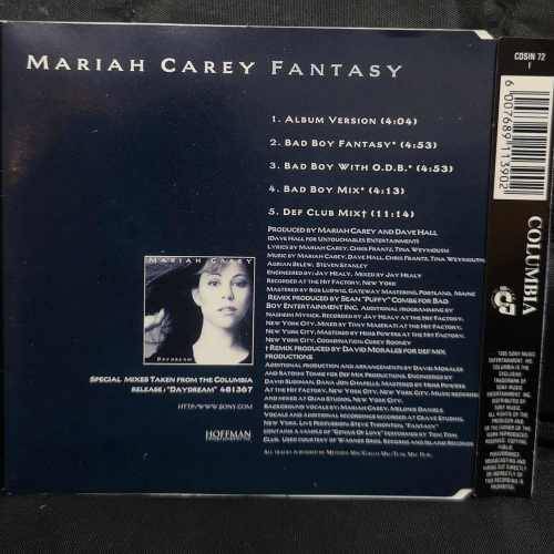 Mariah Carey : Fantasy : CD Single : Made in SA : CD
