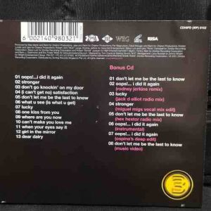 Britney Spears : Oops I did it again : Limited Edition : CD plus Bonus CD : CD