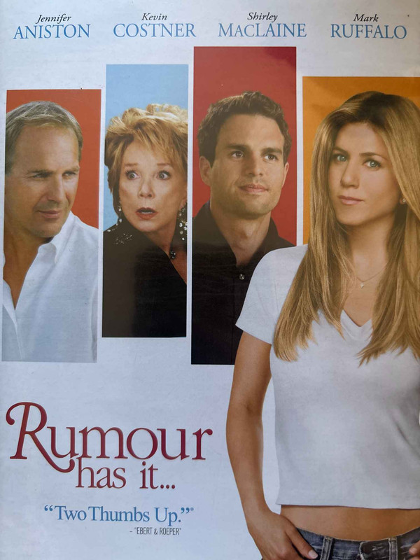Rumour Has It... : Rob Reiner : Comedy / Romance : DVD