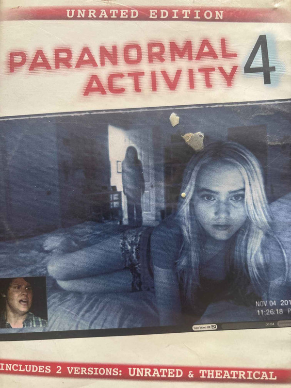 Paranormal Activity 4 : Unrated Edition: Horror / Mystery : DVD