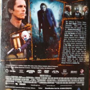 The Dark Knight : Christopher Nolan : Action/Crime/Thriller : DVD