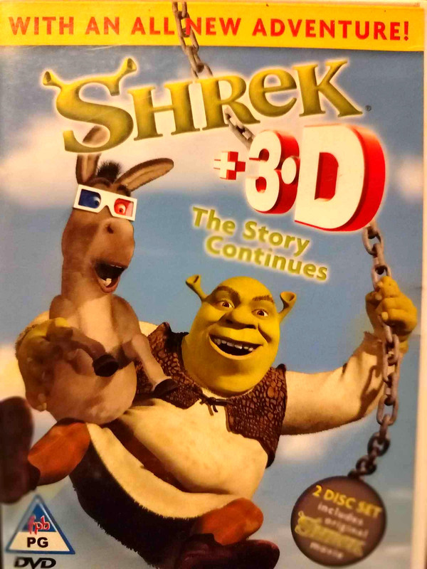 Shrek +3D The Story Continues : DVD Set
