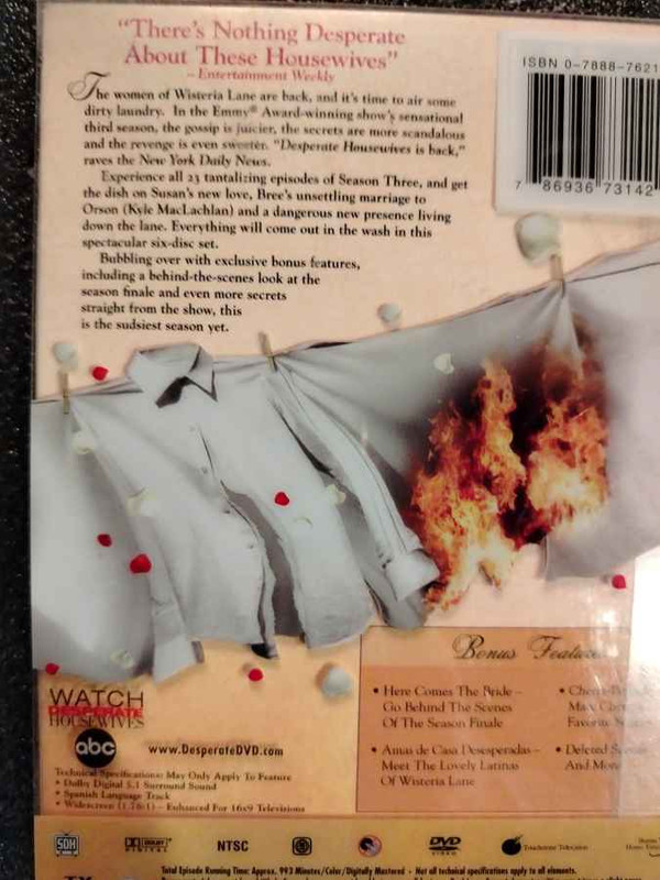 Desperate Housewives: Season Three : DVD Set REGION ONE ??????????????????